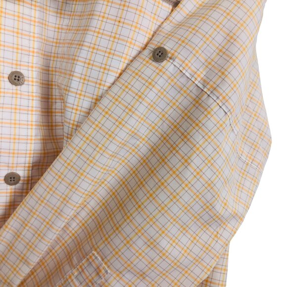 ORVIS Open Air Caster Button Up Shirt Sz Large Long-Sleeve Yellow Plaid NWT - Picture 5 of 11